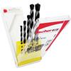 Fischer Set Punte Trapano D-C Professionali da Muro SDX, Misure 4-5-6-8-10 mm, Punta al Carburo per Muro Pieno e Mattoni Forati, 536606