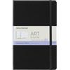 Moleskine Art Japanese Album, Blocco da Disegno, Copertina Rigida, Chiusura Elastica, Carta Adatta a Penne, Pastelli e Carboncino, Colore Nero, Formato Large 13 x 21 cm, 48 Pagine