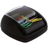PAVO 8046621 Portagraffette da Ufficio con Dosatore a Rullo, Incluse 20 Graffette, Nero, 100 Pezzi