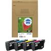 Epson Serie 29 Standard Fragole, Cartucce Claria Home per Stampante Inkjet, Multipack 4 Colori Formato STD, Stampe Casa/Ufficio fino 180 pagine a colori/175 black, Confezione EasyMail