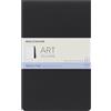 Moleskine Art Sketch Pad, Blocco per Schizzi, Carta per Matite, Carboncino, Penne, Penne Stilografiche e Pennarelli, Copertina Morbida, Colore Nero, Formato Large 13 x 21 cm, 48 Pagine