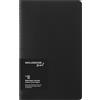 Moleskine Smart Cahier Journals Set da 2 Cahier Digitali con Pagine a Righe, Compatibili con Pen+, Copertina in Cartoncino, Formato Large 13 x 21 cm, Nero, 80 Pagine