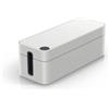 Durable 503010 - Cavoline Box L, Scatola Nascondi Cavi, per Multi Presa da 5 Entrate, 406 x 139 x 156 mm, Grigio