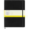 Moleskine Classic Notebook, Taccuino a Quadretti, Copertina Morbida e Chiusura ad Elastico, Formato XL 19 x 25 cm, Colore Nero, 192 Pagine