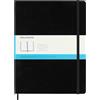 Moleskine Classic Notebook, Taccuino con Pagine Puntinate, Copertina Rigida e Chiusura Elastica, Formato XL 19 x 25 cm, Colore Nero, 192 Pagine
