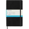 Moleskine Classic Notebook, Taccuino con Pagine Puntinate, Copertina Morbida e Chiusura Elastica, Formato Large 13 x 21 cm, Colore Nero, 192 Pagine