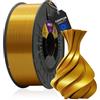WINKLE FEED YOUR PRINTER WINKLE Filamento PLA Silk 1.75mm Oro King 1kg, Filamento Stampante 3D