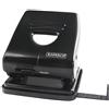 Rapesco PF88A0B1 Perforatrice Alti Spessori a 2 Fori, 35 Fogli, Nero