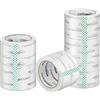 Amazon Basics Nastro da Imballaggio Largo 7,2cm, Compatibile con Dispenser da 7,6cm, Trasparente, Basso Odore, Ideale per Traslochi Stoccaggio Spedizioni e Sigillatura Scatole, 49,9m, Confezione da 6