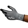 Ansell HyFlex 11-571 Guanti Antitaglio, Rivestimento in Nitrile Traspirante, Guanti da Lavoro Professionali Alta Protezione, Donna e Uomo, Lavabili, Grigio, Taglia M (1 Paio)