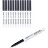 Amazon Basics Ultra Fine Point Permanent Markers, Black, 12-Pack