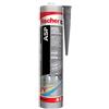 Fischer ASP Grigio, Adesivo Sigillante Tenace e Resistente per Giunti a Pavimento, in Facciata, Condotte, Lamiera e Carrozzeria, Cartuccia in Alluminio 300 ml, 544917