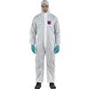 Ansell AlphaTec 1500 Modello 138, Tuta Integrale con Cappuccio, Protezione Tipo 5/6 per Usi Domestici e Professionali, Tuta Monouso Impermeabile, Uomo Donna, Bianca, Taglia 2XL (1 Unità)