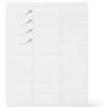Amazon Basics Etichette Indirizzo Stampabili - 2,5 x 6,7cm per Etichetta, Fogli Formato Letter (21,6 x 27,9cm), 30 Etichette per Foglio, 3000-Etichette, Compatibili con il Modello Avery 5160