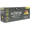 Schesir After Dark, Multigusto in Mousse, Alimento Umido Completo per Gatti, in Lattina, Grain Free, Alto Contenuto di Proteine, Fonte di Idratazione, 12 x 80 g