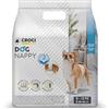 Croci Dog Nappy - Fascia Assorbente per cani maschi, taglia S - Ø 30-40 cm, Mutanda pannolino igienico pipi cane, Antiodore, Usa e getta, Chiusura adesiva regolabile, 12 pz