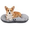 Ferplast Cuccia Cane Relax, Cuscino per cani di medie dimensioni, Cuccia Gatto, Tappetino per cucce e auto -Lavabile - in Cotone con Soffice Imbottitura, 65 x 42 cm. Marrone