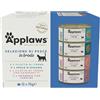 Applaws 100% Naturale Cibo Umido per Gatti Adulti Selezione Mista di Pesce in Brodo - 12 x 70g Lattine