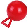 Kerbl Palla da gioco per cavalli, giocattolo per cavalli, palla da gioco a forma di animale, rossa, PVC, Ø25 cm, cavalli, con valvola, resistente
