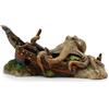 Amtra Deko Piovra su Relitto - Decorazione in Resina atossica per Acquari, Accessorio Ornamentale subacqueo, Decorativo rifugio nascondiglio, Dipinto a Mano, Dimensione 10,5 * 22 * 14 cm