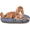 Ferplast Cuccia Cane Relax, Cuscino per cani di medie dimensioni, Cuccia Gatto, Tappetino per cucce e auto -Lavabile - in Cotone con Soffice Imbottitura, 78 x 50 m. Azzurro
