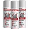 Frontline Homegard Spray Insetticida Confezione da 3 pezzi, Antipulci per Ambienti ad Azione Rapida, Protegge Mobili e Tessili di Casa, Elimina Pulci, Zecche, Uova e Larve fino a 6 Mesi, 3 per 250 ml