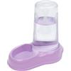 Ferplast Distributore di Acqua e Cibo per Cani AZIMUT 3L Ciotola Cani per Crocchette da 3 Litri, Fondo antiscivolo, 20 x 33,5 x h 31 cm Lilla