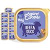 Edgard & Cooper Cibo umido per cani, Adulti, (Manzo/Anatra, 150g x 11), umido cani, carne fresca e ingredienti naturali, senza cereali, ipoallergenico, senza zuccheri aggiunti