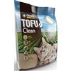 Croci Lettiera Tofu Clean 10L - Lettiera Gatti agglomerante, Biodegradabile si getta nel WC, 100% vegetale, Sabbia Antiodore di lunga durata
