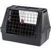 Ferplast ATLAS CAR 80 SCENIC Trasportino per Cani da Auto con Doppia Finestra, Tappeto Drenante, Portaoggetti, Maniglie, Doppia Apertura Scorrevole con Chiusura Sicura, Max 20 kg, 82 x 51 x h 61 cm