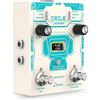 Donner Pedale Drum Machine Donner Circle Looper, pedale stereo per chitarra Drum Looper 2 in 1, 40 slot con 160 minuti di loop e 110 groove di batteria, Tap Tempo e funzione Fade Out