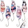 Generisch Esche Dure 5 Pezzi Design Ragazza Spiaggia Esche A Paillettes
