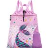 WAWSAM Zaino con Coulisse per Sirena - Borsa da Palestra Sportiva 38 × 45 cm per Ragazze e Bambini Borsa per la Spesa da Spiaggia Impermeabile Come Regalo di Compleanno
