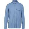 BURBERRY - Camicia regular fit - Blu chiaro
