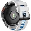 U-LIMVE Cinturino 22mm per Garmin Fenix 7 Pro 47mm/7/6 Pro | Cinturino silicone 22mm QuickFit compatibile Fenix 7 Pro/7,Epix 2 Pro,Quatix 8,Tactix 8.Chiusura rapida.