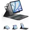 CHESONA Custodia con tastiera per iPad 11 (A16)/10a Gen, Air 11 M4/M3/M2