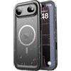 SPORTLINK Cover per iPhone 17 Air Impermeabile 360 Gradi Antiurto, Nero/Mag | Militare Protettiva Rugged Resistente Custodia Antipolvere Subacquea IP68 Waterproof, Fotocamera/Schermo Doppia Protezione