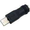 Generic Adattatore USB cTo DC? Tipo cFemale a DC 5,5 x 2,1 mm, costruzione leggera, design compatto e portatile, connessione stabile affidabile | adattatore di ricarica per laptop tipo cMale Plug