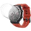 nvskvd Pellicola Idrogel per Amazfit T-Rex 3 48mm, 6 Pezzi | Pellicola Protettiva Trasparente HD Morbida TPU Senza Bolle Trasparente HD Schermo Protettivo (Non Vetro Temperato)