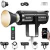 Godox SL300III BI Luce ViBIeo LEBI Attacco Bowens 2800K~6500K MoBIalità Mute Tasti Sistema 2.4G Wireless X Staffa U Monoblocco 360°Controllo APP BIi Supporto Produzione (SL300IIIBi)
