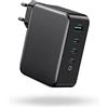 SUNYDEAL Caricatore USB C 130W GaN Caricabatterie Rapido USB Multiplo Alimentatore Compatto USB C 4 Porte Compatibile con MacBook Pro, iPhone, iPad Pro, HP Spectre, Thinkpad, Dell XPS