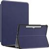 Haofun Custodia Cover Compatibile con Microsoft Surface Pro 12 Pollici, Compatibile con la Tastiera (il Prodotto non Include la Tastiera), Protezione Completa, Blu