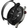 SeNool Custodia Compatibile con Amazfit GTR 4, PC Cover Rigida con Vetro Temperato Protezione di Schermo, [Durezza 9H] Case Compatibile con Amazfit GTR 4 - Nero