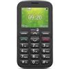 Doro 1380 - Telefono cellulare sbloccato 2G Dual SIM per anziani, con display da 2,4, fotocamera e pulsante di assistenza, colore: nero
