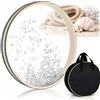 Chambridge Wave Bead Ocean Drum 25,4 cm - Tamburo d'acqua colorato naturale in legno duro 25,4 cm strumento musicale per meditazione Ocean Sound Healing e relax