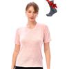 Merino.tech T-Shirt T-Shirt Donna | Maglia leggera, traspirante, traspirante, traspirante, traspirante, naturalmente resistente agli odori, ideale per escursioni