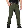 YOSUWOAI Pantaloni da lavoro da uomo, elasticizzati, tattici, con tasche multiple, estivi, larghi, per escursionismo, caccia, leggeri, sportivi, impermeabili, in softshell