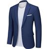 Autsel Blazer da Uomo Slim Fit Formale Business con 2 Bottoni Giacca da Abito Elegante d'Affari per Matrimonio Festa Cena