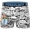 FREEGUN Boxer Uomo Asterix Obelix Scudi Romani | Boxer Elastico in Vita e Cotone Regalo Originale