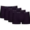 Sloggi Uomo Basic Short Boxer in Confezione da 2P + 2P 4 Pezzi (6, 0004 Nero)